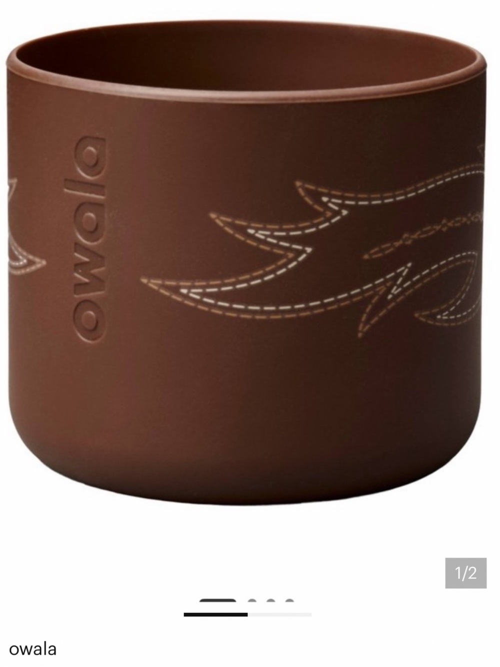 Owala 🤠 Silicone Cup with Flame Stitch Design 24 oz